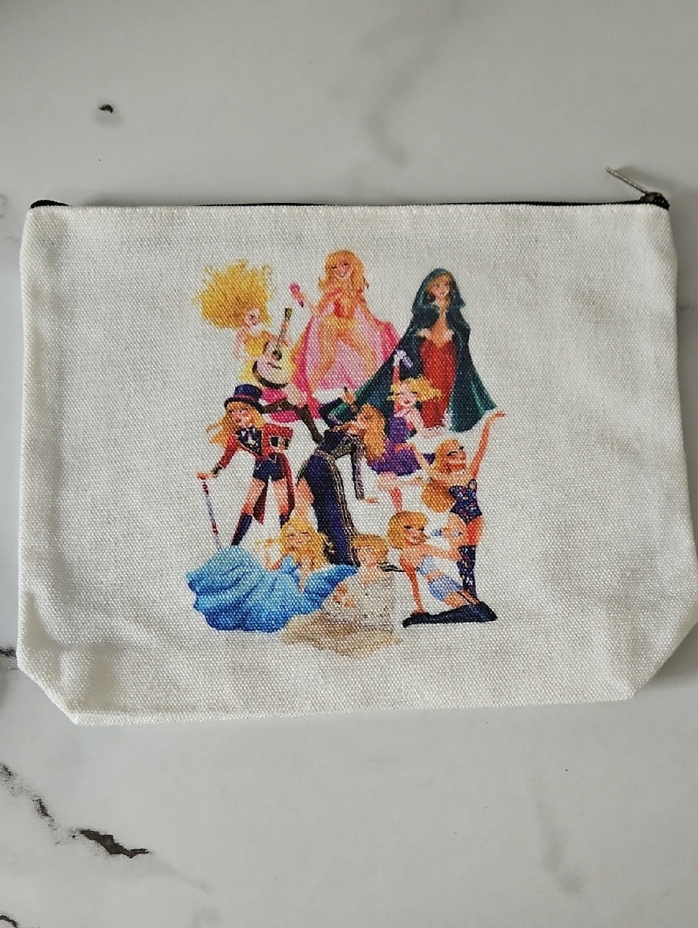 Taylor Swift Theme Canvas Zipper Pouch